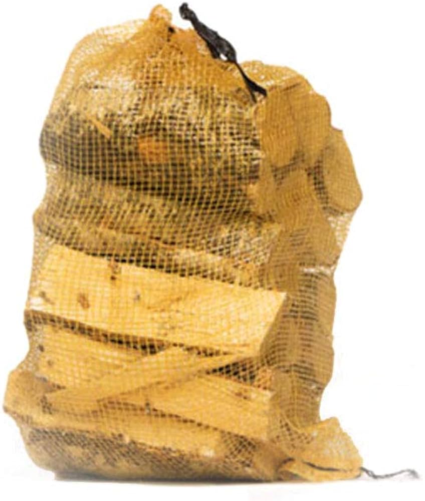 15 bolsas de madera de abedul 100% seca de 8 kg – 25 cm