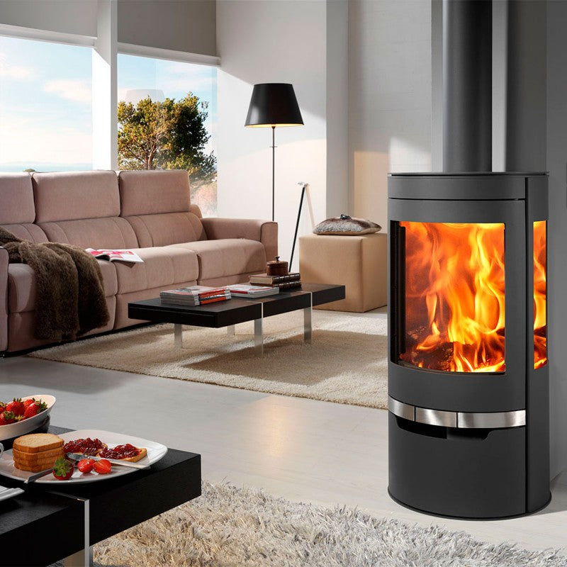 Estufa de leña Panadero Suerte Ecodesign 8 kW