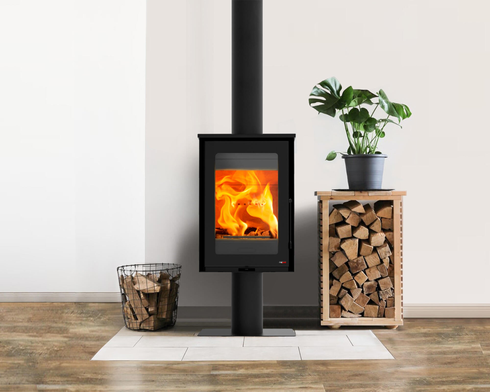 Estufa de leña Tigre Ecodesign de 7,47kw