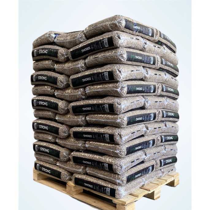 Pellet Strong para Estufa - Palé 70 sacos