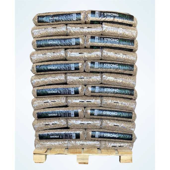 Pellet Strong para Estufa - Palé 70 sacos